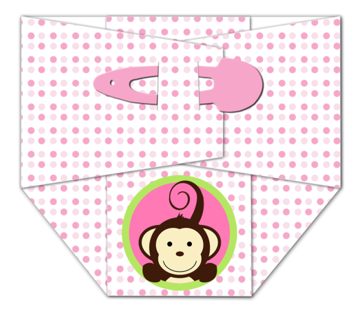 baby monkey shower invites